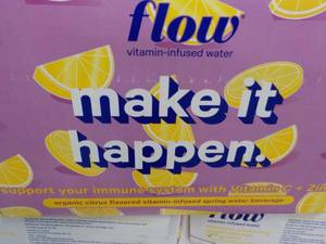 12 pack Flow Vitamin Infused Spring Water Beverage- best date 10182023