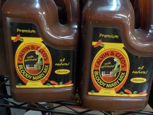 2 Jugs Calvin and Cleos Bloody Mary Mix