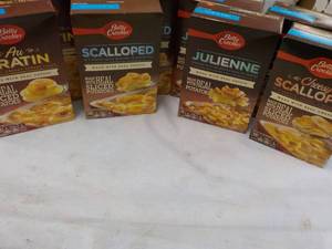 8 Boxes Betty Crocker Potatoes Meals - 2 each Julienne, Cheesy Scalloped, Scalloped, and Au Gratin best date 07262023