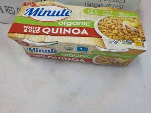 8 Minute Organic White and Red Quinoa best date 092023