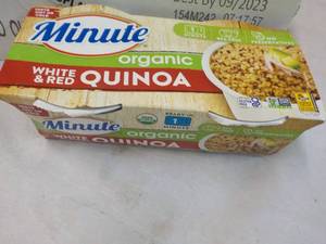 8 Minute Organic White and Red Quinoa best date 092023