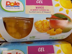 Dole - 12 - 4 Packs Mango in the Mango Gel