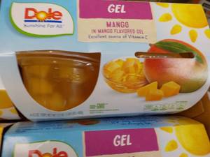 Dole - 12 - 4 Packs Mango in the Mango Gel