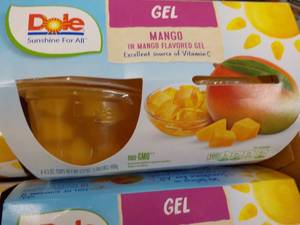 Dole - 12 - 4 Packs Mango in the Mango Gel