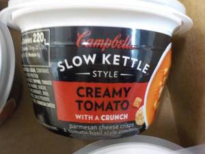 12 Creamy Tomato Campbells Slow Kettle Style Soup with a Crunch