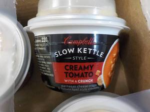 12 Creamy Tomato Campbells Slow Kettle Style Soup with a Crunch