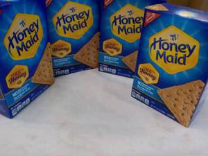 4 Boxes Honey Maid Graham Crackers 14.4 oz Boxes best date 082023