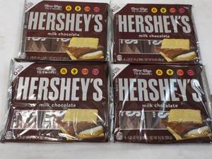 4 pkgs Hersheys Full Size Candy Bars- 6 each