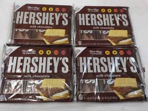 4 pkgs Hersheys Full Size Candy Bars- 6 each
