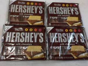 4 pkgs Hersheys Full Size Candy Bars- 6 each