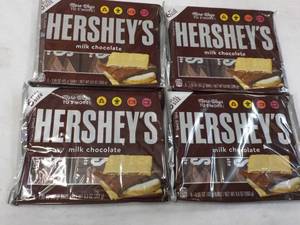4 pkgs Hersheys Full Size Candy Bars- 6 each