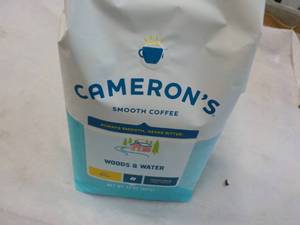 32 oz Bag Camerons Woods and Water Whole Bean Light Roast Coffee