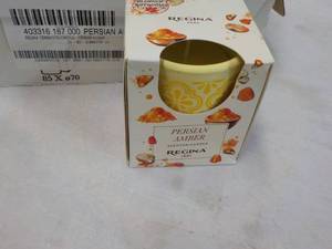 12 Persian Amber Regina Candles...