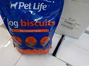 4 - 15 oz Bags Pet Life Beef Flavored Dog Biscuits