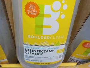 12 Boulder Clean Disinfectant Cleaner 28 oz Bottles