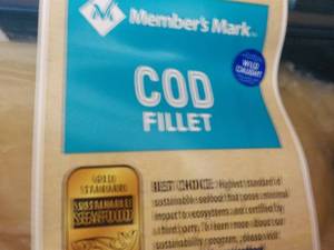 K 2 pkgs Frozen Cod Fillets...
