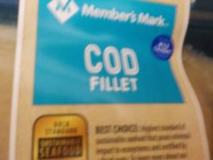 K 2 pkgs Frozen Cod Fillets...