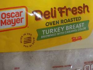 F - 4 Turkey Breast 22 oz pkgs Frozen Oven Roasted fully cooked Best By 11272023