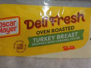 F - 4 Turkey Breast 22 oz pkgs Frozen Oven Roasted fully cooked Best By 11272023