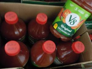 6 - 46 oz V8 Original Vegetable Juice best date 112023