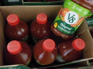 6 - 46 oz V8 Original Vegetable Juice best date 112023