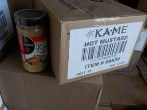 12 Jars KAME HOT Mustard best date 05122024