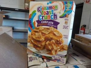 8 Cinnamon Toast Crunch 15.6 oz. boxes past best date