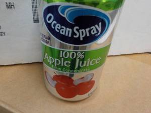 24 pack Ocean Spray Apple Juice 7.2 oz. cans Best By 09032023