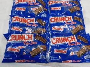 6 Crunch Fun Size Bars 10 oz. bags...