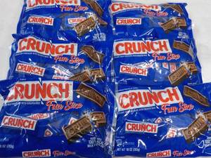 6 Crunch Fun Size Bars 10 oz. bags...