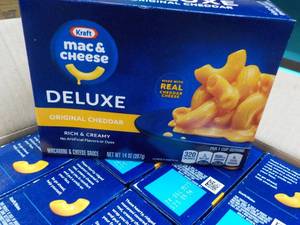 8 Kraft Delux Mac and Cheese Original Meals best date 12242023