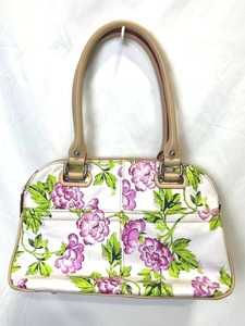 Tignanello Genuine Leather Flora Double Handle Handbag (9 Tall x 13 Wide)