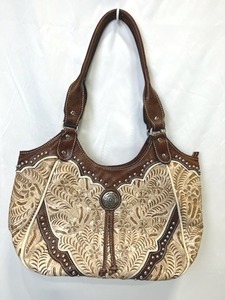 American West Lady Lace 3 Compartment Zip-Top Scoop Tote (11 Tall x 16 Wide)