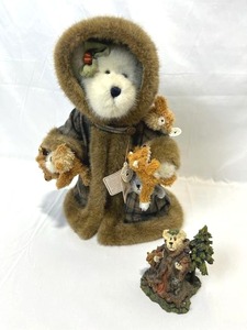 Boyds Bears Fern Woodsbeary Plush Stuffed Bear Exclusive Collection (14 Tall Plush) (5 Tall Decorative Piece)
