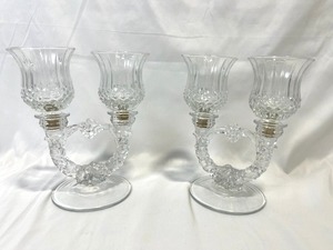 9 Glass Candle Holders