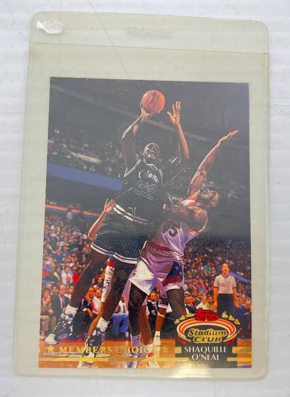 lot 1 image: Misc. Shaquille ONeal Rookie Cards & more