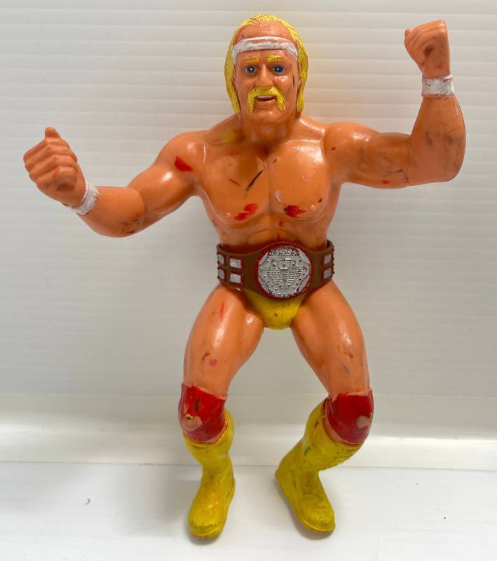 lot 3 image: 1980s WWF Action Figures Including Names Like Hulk Hogan & More