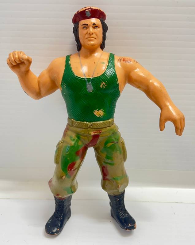 lot 4 image: 1980s WWF Action Figures Including Names Like Hillbilly Jim & More