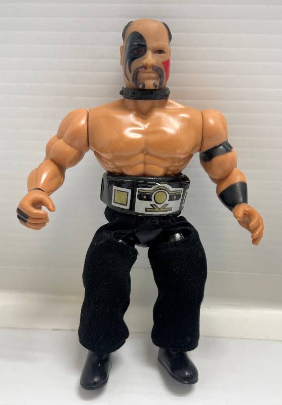lot 7 image: 1984 Remco All Star Wrestlers Tag Team The Road Warriors Animal & Hawk
