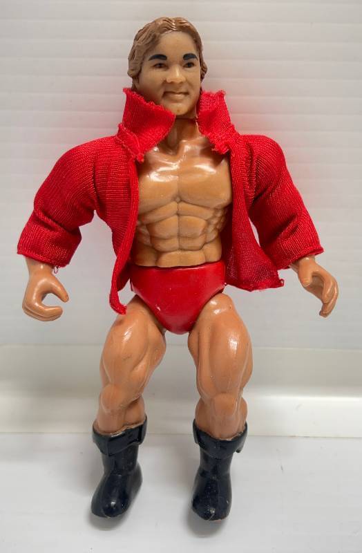 lot 9 image: 1985 AWA, WWF Remco Ric Flair & Larry Zbyszko Wrestling Action Figures