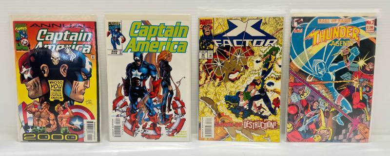 lot 11 image: Misc. Comics Including 25 Cent Marvel & More (Most On Card)