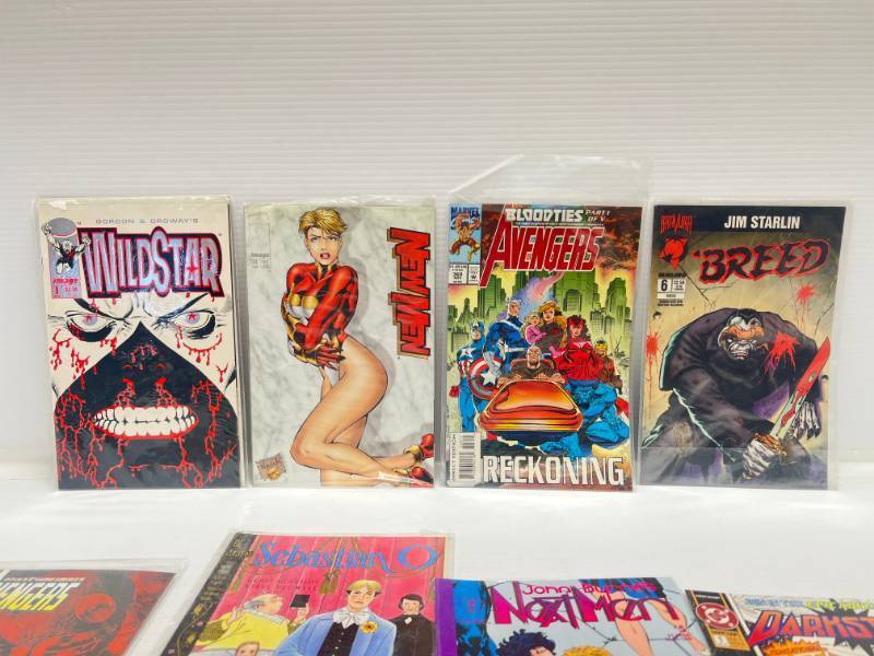 lot 13 image: Misc. Comics Including Marvel & More (Most On Card)