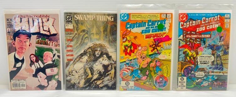 lot 14 image: Misc. Comics Including Marvel & More (Most On Card)
