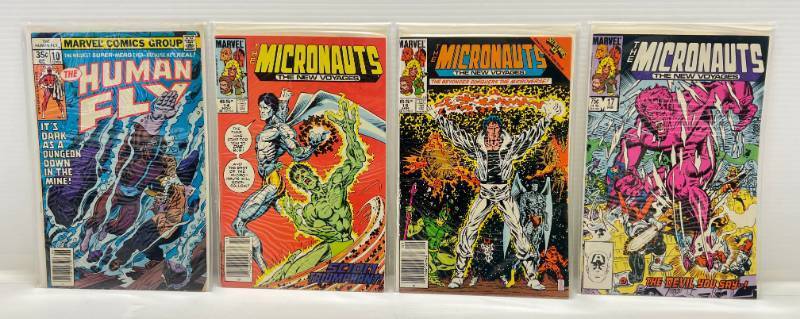 lot 17 image: Misc. Comics Including 35 Cent Marvel & More (Most On Card)