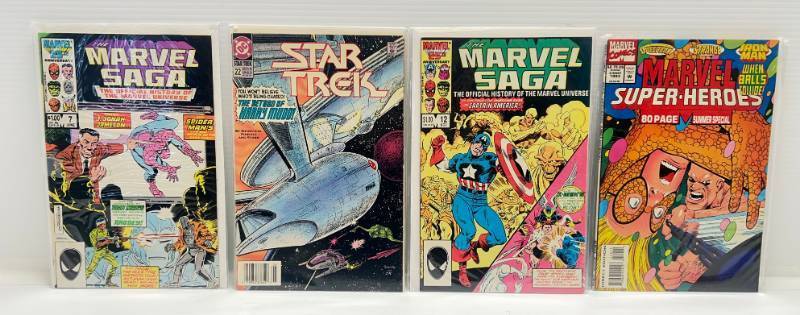 lot 18 image: Misc. Comics Including DC Star Trek & More (Most On Card)
