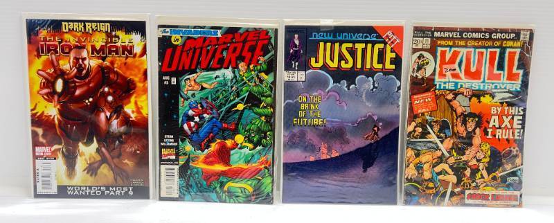 lot 19 image: Misc. Comics Including 20, 50, 60, 75 Cent Marvel & More (Most On Card)