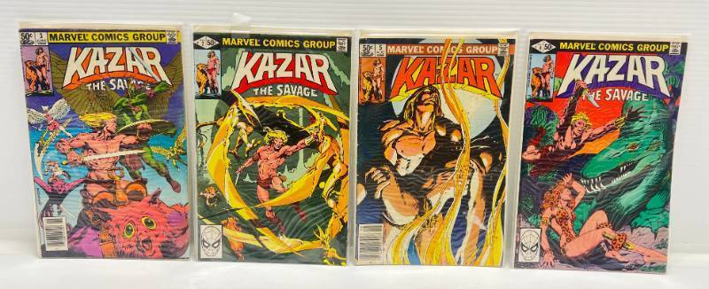 lot 21 image: Misc. Comics Including 50, 75 Cent Marvel & More (Most On Card)