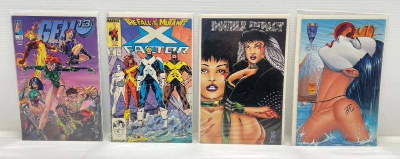 lot 27 image: Misc. Comics Including Marvel & More (Most On Card)