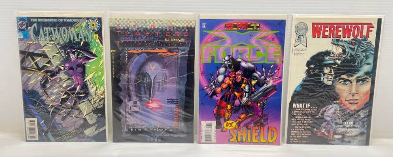 lot 34 image: Misc. Comics Including Marvel & More (Most On Card)