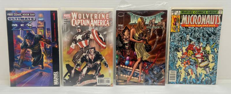 lot 35 image: Misc. Comics Including Marvel & More (Most On Card)